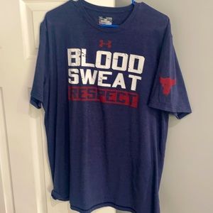 Men's Project Rock Blood Sweat Respect Tee XL